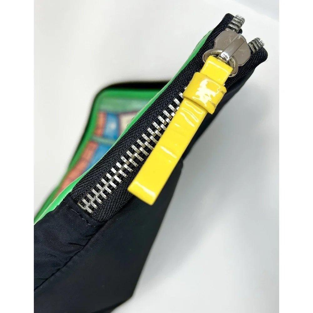 Brighton Tom Clancey Grand Hotel iPad Tablet Sleeve Padded Green Black Zipper